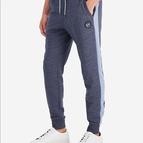 Michael Kors Mens Heathered Color-Block Jogger Pants XXL - Picture 2 of 5
